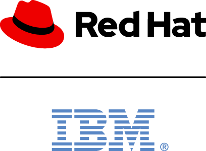 Logo Red Hat OpenShift IBM Stacked